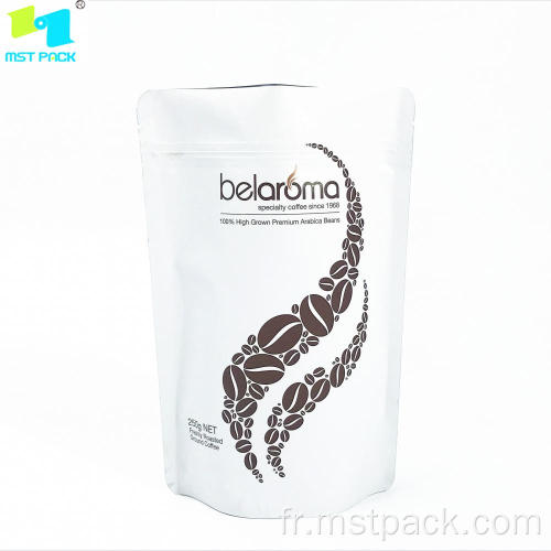 Sachet de 250g 500g d&#39;emballage de café biodégradable